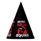 Ninja Birthday Party Theme - Birthday Ninja Squad Partyhütchen (Links)