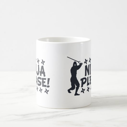 Ninja bitte kaffeetasse (Mittel)