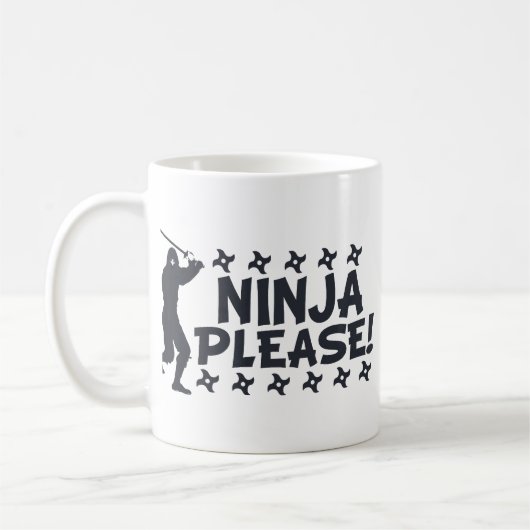 Ninja bitte kaffeetasse (Links)