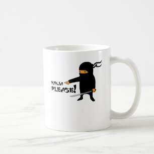Ninja bitte! kaffeetasse