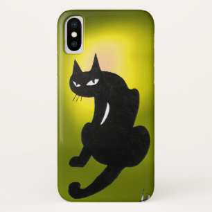 NINJA BLACK CAT Bright Yellow Case-Mate iPhone Hülle