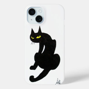 NINJA BLACK CAT White Case-Mate iPhone Hülle