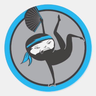 NInja Blue Belt Stickers