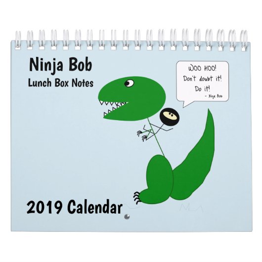 Ninja Bob-Mittagessen-Kasten-Anmerkung 12 Kalender (Titelbild)