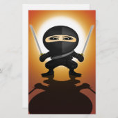 Ninja Boy Briefpapier (Vorne/Hinten)