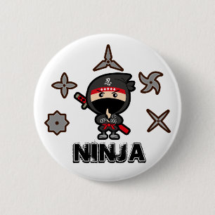 Ninja Boy Button