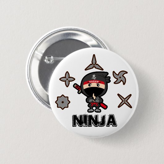 Ninja Boy Button (Vorne & Hinten)