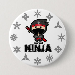 Ninja Boy Button
