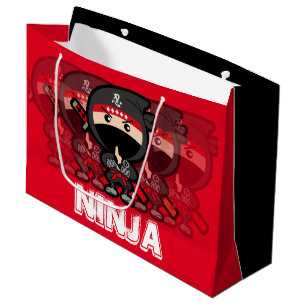 Ninja Boy Christmas Große Geschenktüte