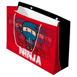 Ninja Boy Christmas Große Geschenktüte