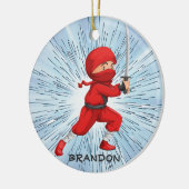 Ninja Boy Design Ornament (Links)