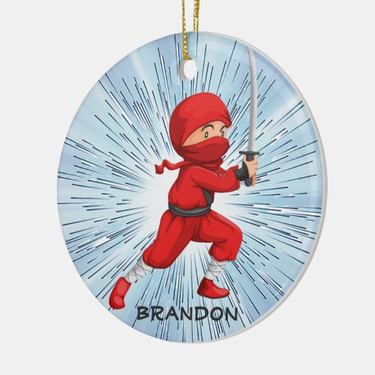 Ninja Boy Design Ornament (Links)