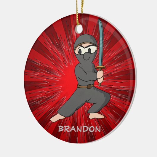 Ninja Boy Design Ornament (Links)