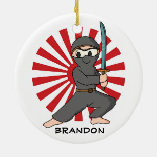 Ninja Boy Design Ornament