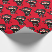 Ninja Boy Geschenkpapier (Ecke)