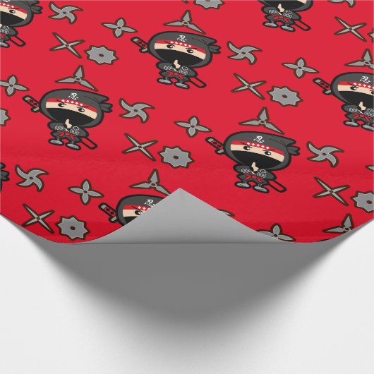 Ninja Boy Geschenkpapier (Ecke)