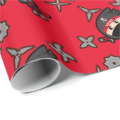 Ninja Boy Geschenkpapier (Rolleneckpunkt)