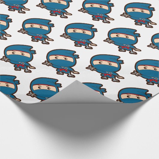 Ninja Boy Geschenkpapier (Ecke)