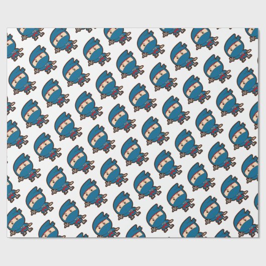 Ninja Boy Geschenkpapier (Flach)