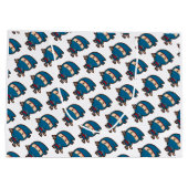 Ninja Boy Große Geschenktüte (Rückseite)