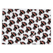 Ninja Boy Große Geschenktüte (Rückseite)