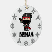 Ninja Boy Keramik Ornament (Rechts)