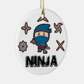 Ninja Boy Keramik Ornament (Rechts)