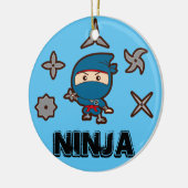 Ninja Boy Keramik Ornament (Links)