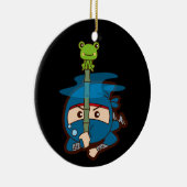 Ninja Boy Keramikornament (Rechts)