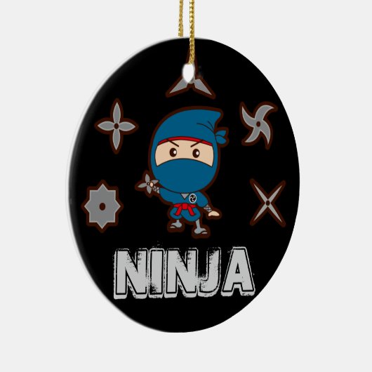 Ninja Boy Keramikornament (Rechts)
