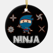 Ninja Boy Keramikornament (Vorne)