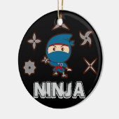 Ninja Boy Keramikornament (Links)