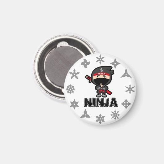 Ninja Boy Magnet (Vorderseite/Rückseite)