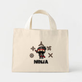 Ninja Boy Mini Stoffbeutel (Vorne)