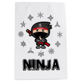 Ninja Boy Mittlere Geschenktüte (Vorderseite)