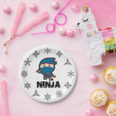 Ninja Boy Paper Plate Pappteller (Party)