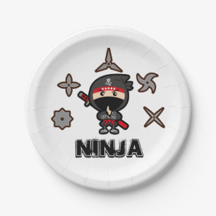 Ninja Boy Pappteller