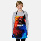 Ninja Boy Schürze (Getragen)