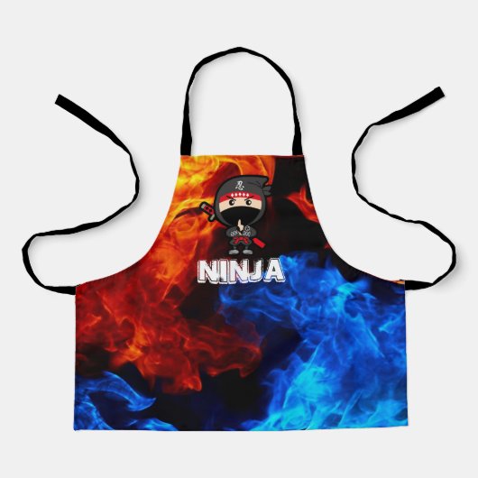 Ninja Boy Schürze (Vorderseite)