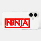 Ninja Briefmarke Case-Mate iPhone Hülle (Rückseite (Horizontal))