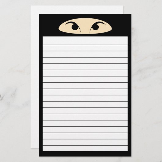 Ninja Briefpapier (Vorne/Hinten)