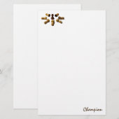 Ninja Briefpapier (Vorne/Hinten)