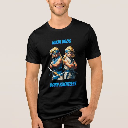 Ninja Bros Born Relentless Tri-Blend Shirt (Vorderseite)