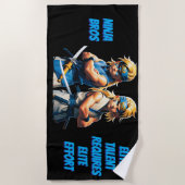 Ninja Bros Elite Effort Strandtuch (Vorderseite)