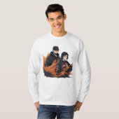 Ninja Bruderschaft und Schwesterbruder T - Shirt 2 (Vorne ganz)