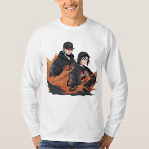 Ninja Bruderschaft und Schwesterbruder T - Shirt 2