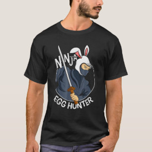 Ninja Bunny Rabbit Egg Cute Easter Day Boys Kids T T-Shirt
