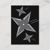 Ninja Business Cards Visitenkarte (Rückseite)