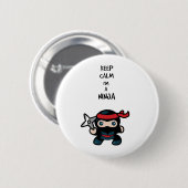 Ninja Button (Vorne & Hinten)