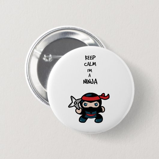 Ninja Button (Vorne & Hinten)